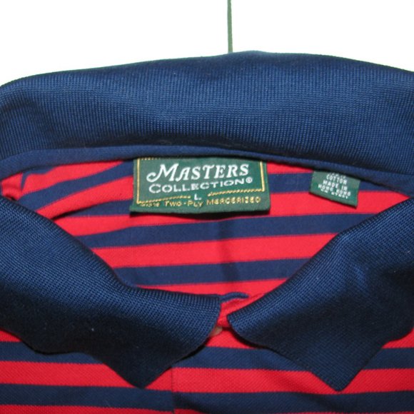 Masters Collection Mens LARGE Short Sleeve Golf Polo - Picture 7 of 8